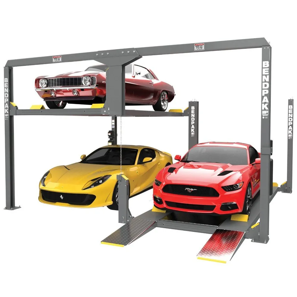 Bendpak PL-12000DP 12,000 Lb. Cap. Parking Lift / Tandem Independent Platforms / Ext. Rise - Long Platforms / SPECIAL ORDER 3 Bendpak PL-12000DP 12,000 Lb. Cap. Parking Lift / Tandem Independent Platforms / Ext. Rise – Long Platforms / SPECIAL ORDER