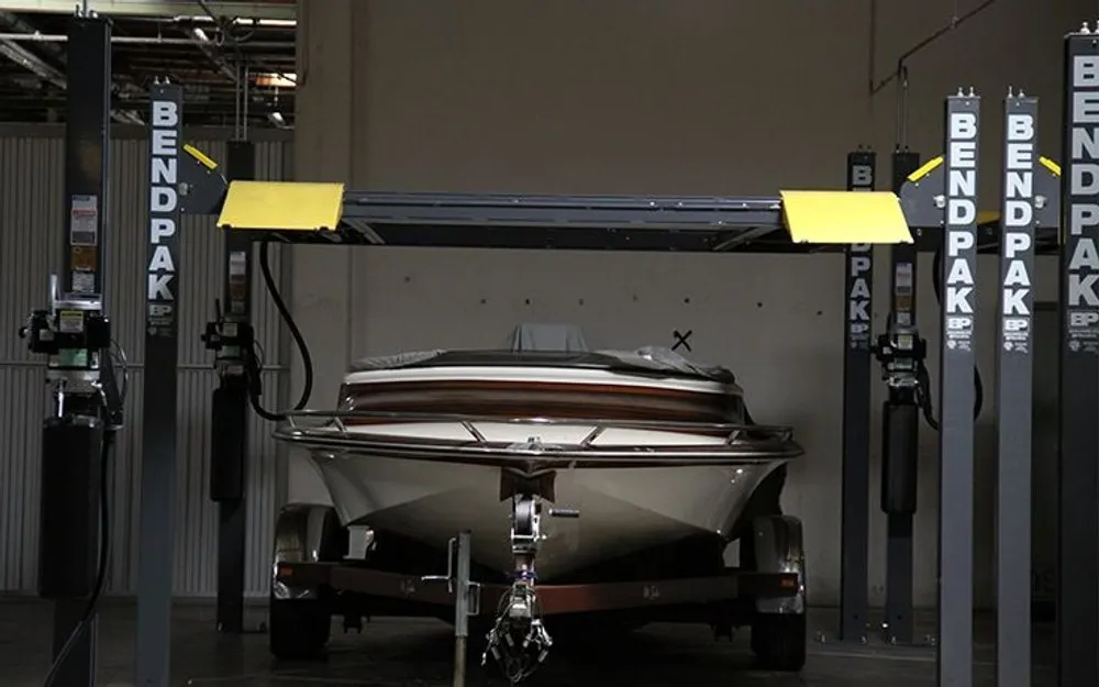 BendPak HD-7500BLX 7,500-lb. Capacity / Vehicle and Boat Storage Lift / 82" Rise 2 BendPak HD-7500BLX 7,500-lb. Capacity / Vehicle and Boat Storage Lift / 82″ Rise