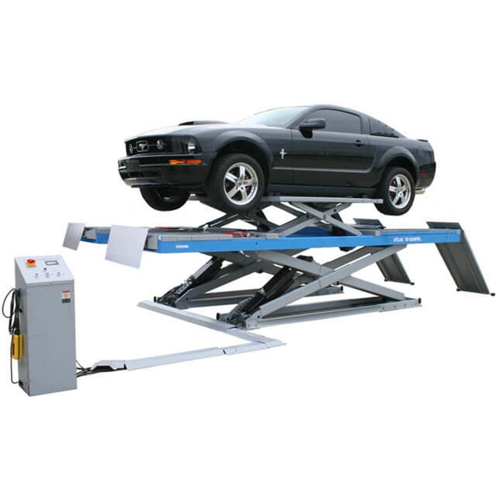 Atlas 12AWFSL 12,000 lb. Capacity Alignment Scissor Lift w/ Wheels-Free System