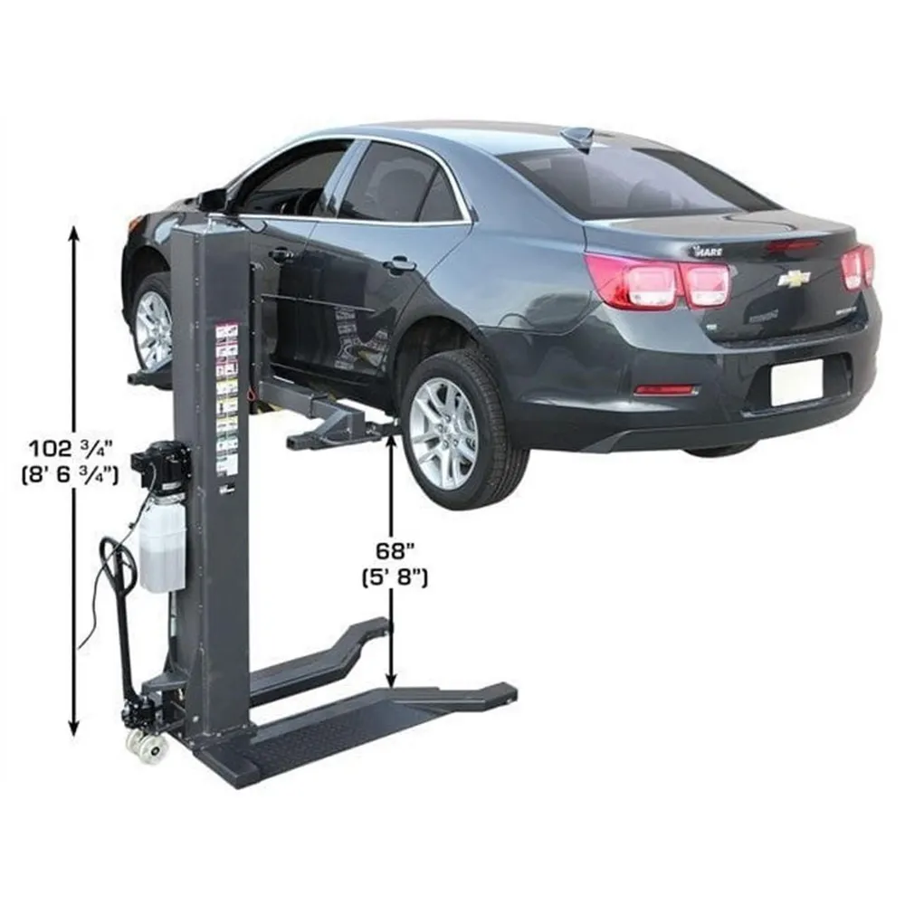 Atlas PSP-6000 6,000 lb. Capacity Portable Single Post Lift 2 Atlas PSP-6000 6,000 lb. Capacity Portable Single Post Lift