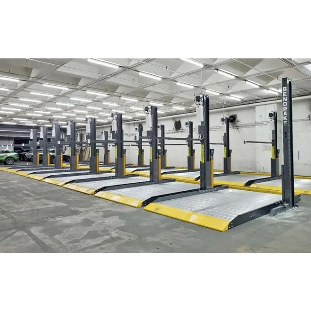 Bendpak PL-6000DC 6,000 Lb. Capacity Two-Post Parking Lift / Narrow / Shared Columns / SPECIAL ORDER 4 Bendpak PL-6000DC 6,000 Lb. Capacity Two-Post Parking Lift / Narrow / Shared Columns / SPECIAL ORDER