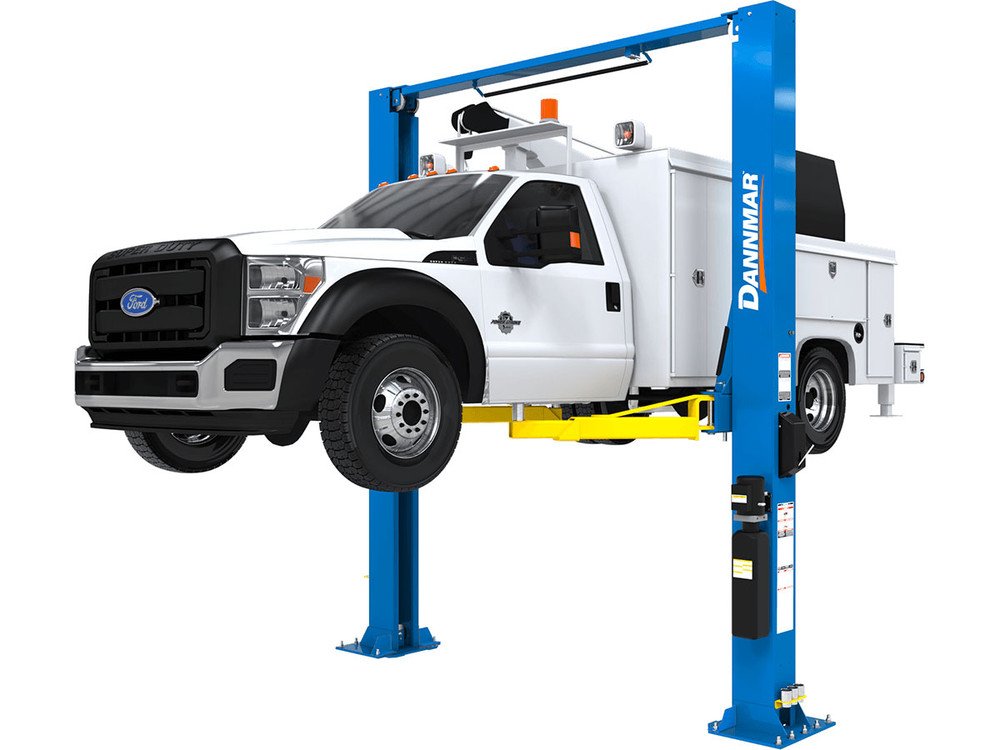 Dannmar D2-15C Symmetric Clearfloor 15,000-lbs. Capacity ALI Certified Two-Post Lift