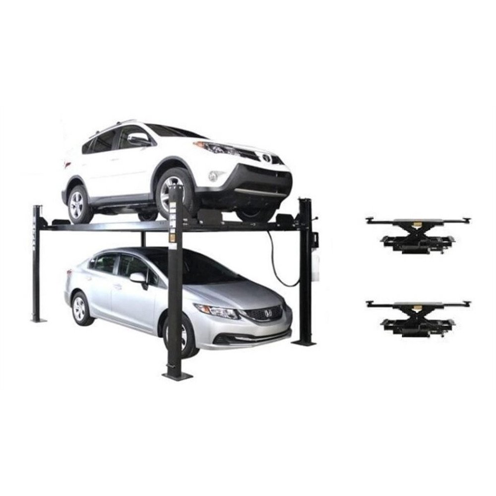 Atlas ALI Certified APEX 8 4 Post Lift + RJ35 Sliding Jacks Combo