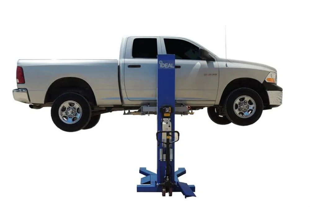 iDEAL MSC-6KLP 6,000 lb. Low Profile Mobile Single Post Lift 6 iDEAL MSC-6KLP 6,000 lb. Low Profile Mobile Single Post Lift