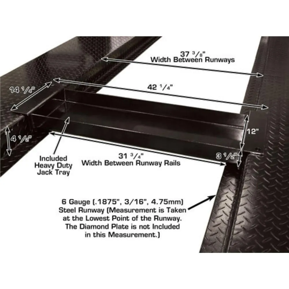 Atlas Garage PRO8000EXT Extra Tall Portable Hobbyist 8,000 lb. Capacity 4-Post Lift 10 Atlas Garage PRO8000EXT Extra Tall Portable Hobbyist 8,000 lb. Capacity 4-Post Lift