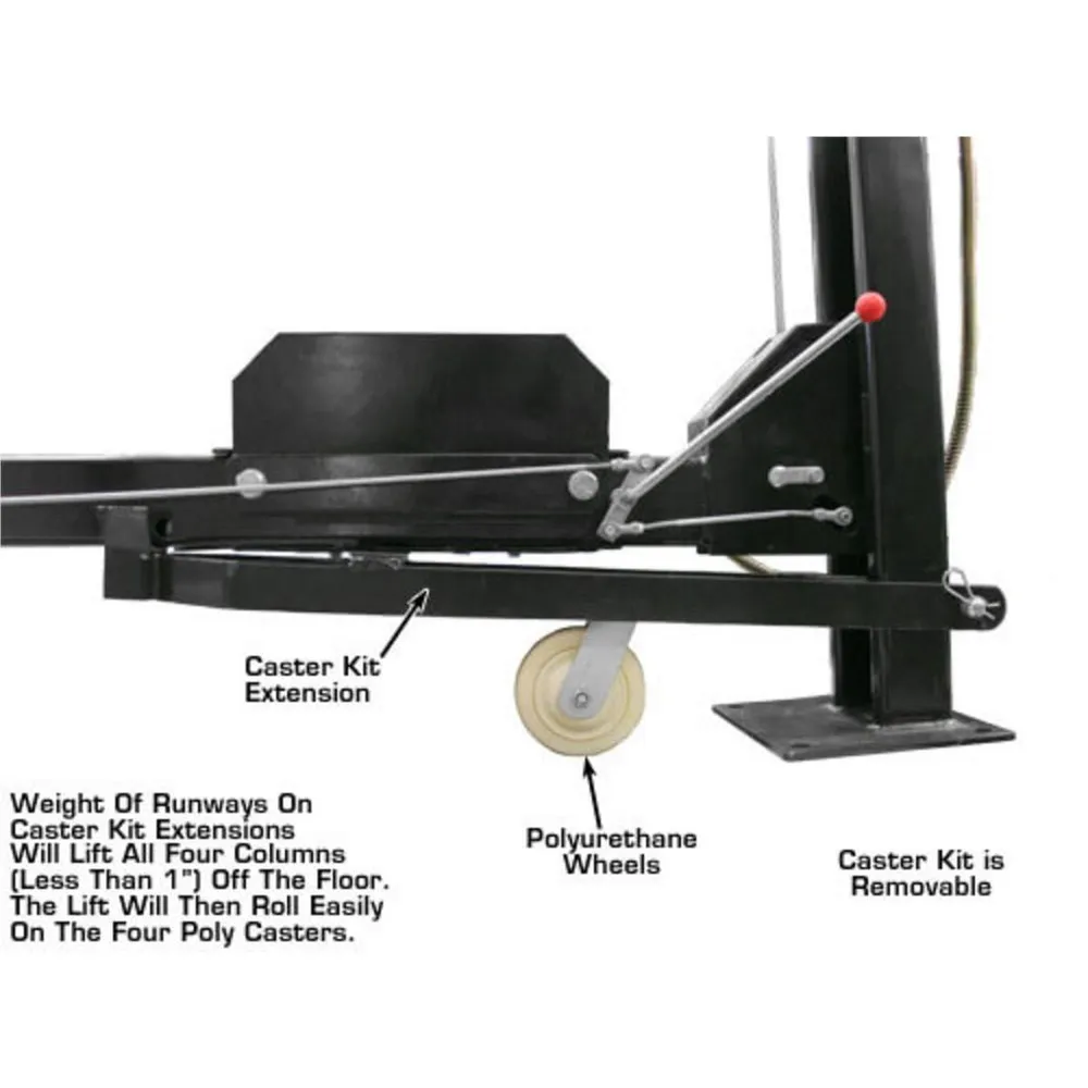 Atlas Garage PRO8000EXT Extra Tall Portable Hobbyist 8,000 lb. Capacity 4-Post Lift 13 Atlas Garage PRO8000EXT Extra Tall Portable Hobbyist 8,000 lb. Capacity 4-Post Lift