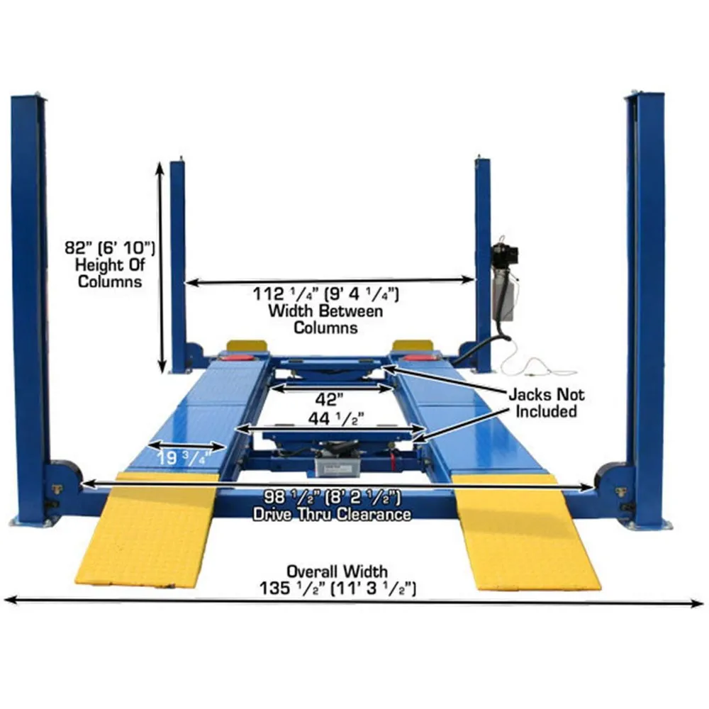 Atlas Equipment 412A Alignment Lift + RJ6 Rolling Jacks Combo 8 Atlas Equipment 412A Alignment Lift + RJ6 Rolling Jacks Combo