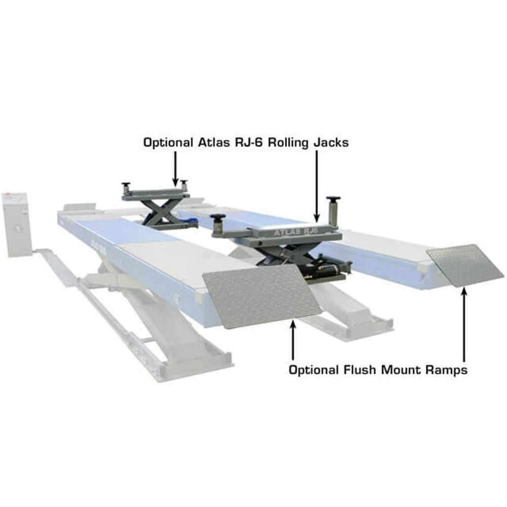Atlas 12AWFSL 12,000 lb. Capacity Alignment Scissor Lift w/ Wheels-Free System 7 Atlas 12AWFSL 12,000 lb. Capacity Alignment Scissor Lift w/ Wheels-Free System