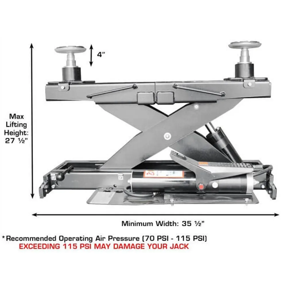 Atlas Platinum ALI Certified 7,000 LB Rolling Jack 6 Atlas Platinum ALI Certified 7,000 LB Rolling Jack