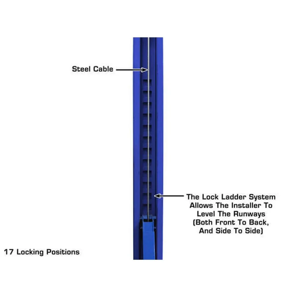 Atlas Platinum PVL14OF-EXT 14,000 lb Open-Front 4-Post Alignment Lift, ALI Certified 13 Atlas Platinum PVL14OF-EXT ALI Certified Open Front Alignment 14,000 lb. 4-Post Lift