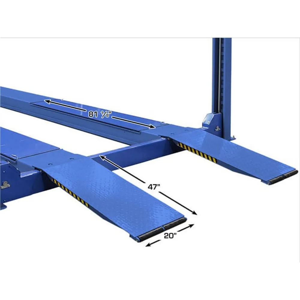 Atlas Platinum PVL14OF-EXT 14,000 lb Open-Front 4-Post Alignment Lift, ALI Certified 14 Atlas Platinum PVL14OF-EXT ALI Certified Open Front Alignment 14,000 lb. 4-Post Lift