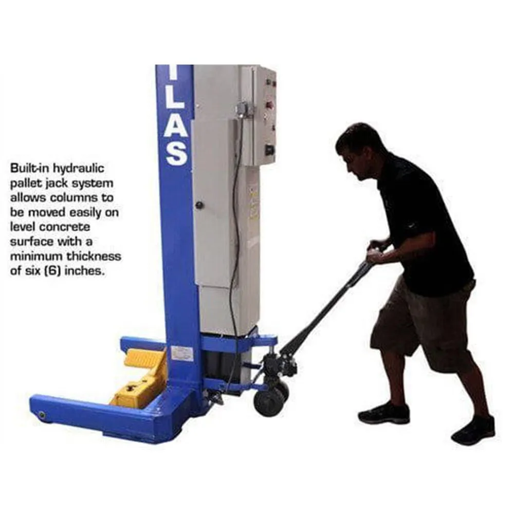 Atlas ALI Certified Battery Powered Mobile Column Lift System 66,000 Lb. Capacity (Set of 4) 5 Atlas ALI Certified Battery Powered Mobile Column Lift System 111,000 Lb. Capacity (Set of 6)