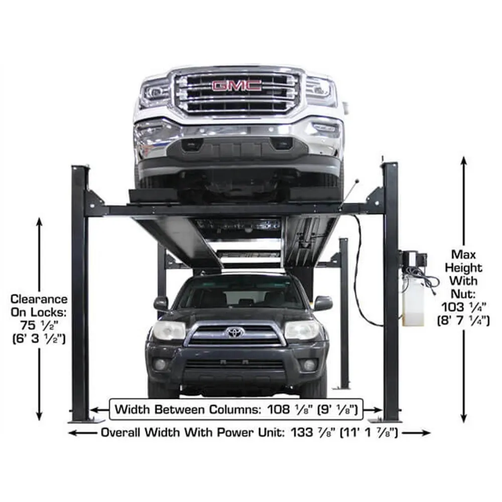 Atlas Apex 9 ALI Certified 9,000 lb. Capacity 4-Post Lift 19 Atlas Apex 9 ALI Certified 9,000 lb. Capacity 4-Post Lift
