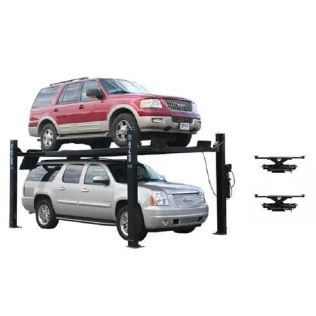 Atlas PRO9000 4 Post Lift + RJ35 Sliding Jacks Combo