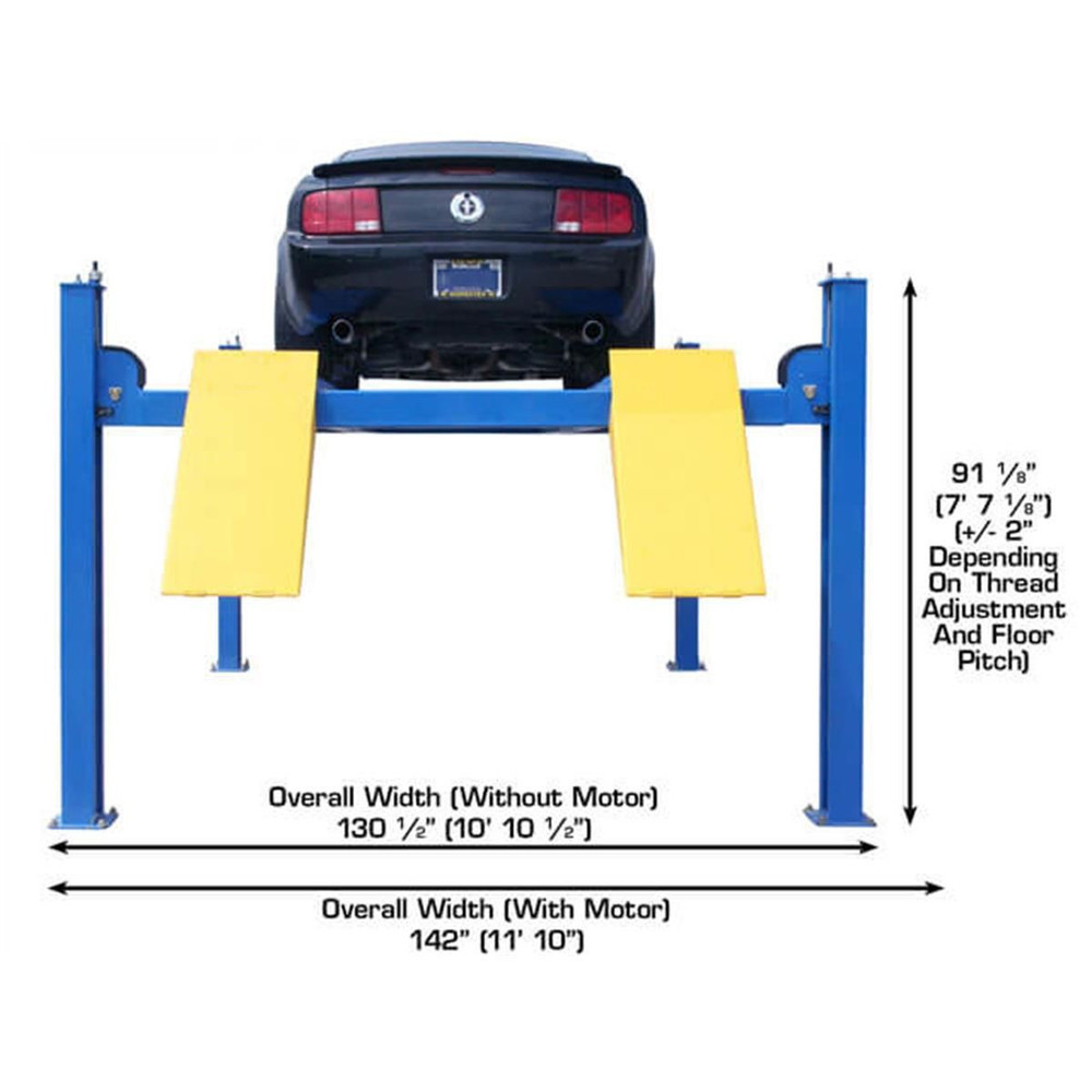 Atlas 414A 14,000 LB 4-Post Alignment Lift w/Turntables 5 Atlas 414A 14,000 LB 4-Post Alignment Lift w/Turntables